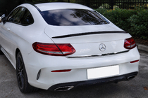 Mercedes C-Class W205 2014–2021 Spoiler pro Coupé (1234 Upgrade, černý) fotografie 1