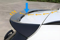 BMW X1 F48 2015–2022 Lip spoiler (1234 Upgrade, černý) fotografie 8