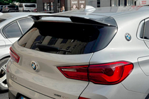 BMW X2 F39 2018–2023 Lip spoiler (1234 Upgrade, černý) fotografie 9