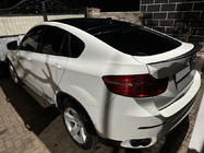 BMW X6 E71 2008–2014 Lip spoiler (1234 Upgrade, černý) fotografie 5