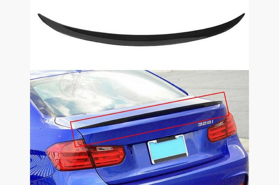 BMW řada 3 F30/F31 2012–2019 Spoiler LIP V2 (1234 Upgrade, černý) Image