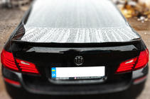 BMW řada 5 F10/F11 2010–2016 Lip spoiler V3 (1234 Upgrade, černý) fotografie 4