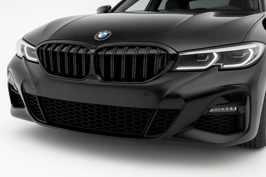 BMW řada 3 G20/G21 2018– Ledvinky M-Look V2 (2018-2022, černý lesk) Bez držáku pro kameru Image