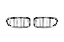 BMW řada 5 F10/F11 2010–2016 Mřížky "ledvinky" (2 ks, chrom) fotografie 2