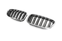 BMW řada 5 F10/F11 2010–2016 Mřížky "ledvinky" (2 ks, chrom) fotografie 1