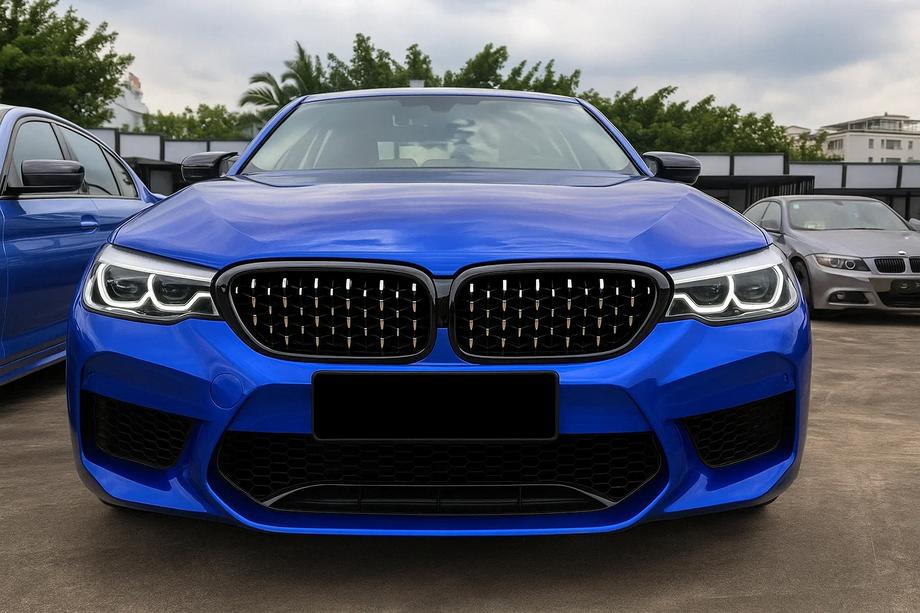 BMW řada 5 G30/G31 2017–2023 Ledvinky Diamond Silver V2 (2017-2020, černý lem) Image