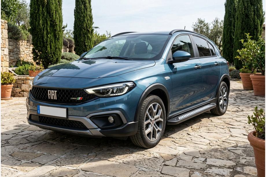 Fiat Tipo Cross 2021– Boční nášlapy Vision New Black (2 ks, hliník) Image