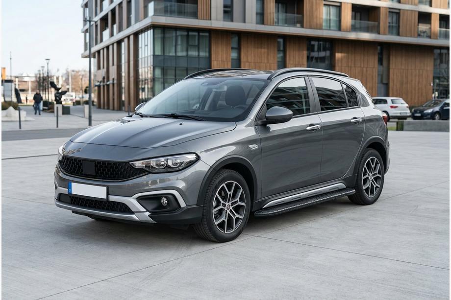 Fiat Tipo Cross 2021– Boční prahy Bosphorus Black (2 ks, hliník) Image