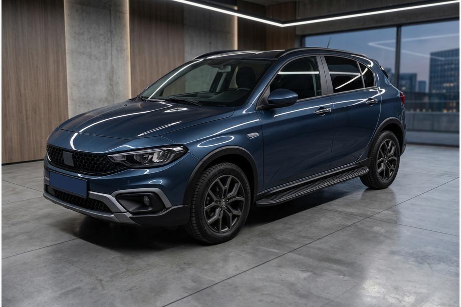 Fiat Tipo Cross 2021– Boční nášlapy Tayga Black (2 ks, hliník) Image