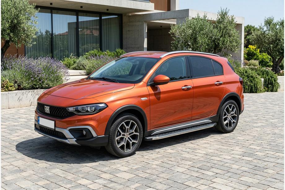 Fiat Tipo Cross 2021– Boční nášlapy BlackLine (2 ks, hliník) Image