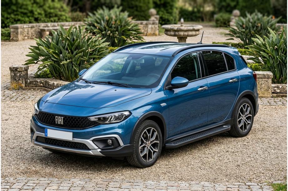 Fiat Tipo Cross 2021– Boční prahy Allmond Black (2 ks, hliník) Image