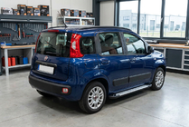 Fiat Panda 2011–2023 Boční nášlapy Allmond Grey (2 ks, hliník) fotografie 1