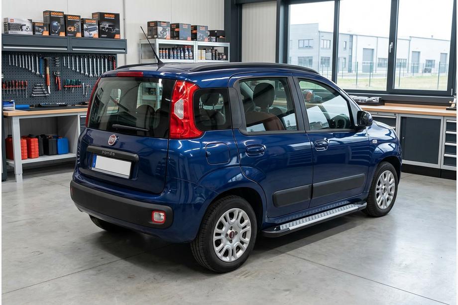 Fiat Panda 2011–2023 Boční nášlapy Allmond Grey (2 ks, hliník) Image