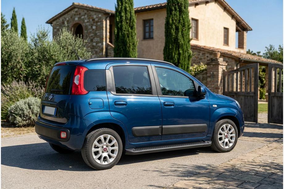 Fiat Panda 2011–2023 Boční prahy Allmond Black (2 ks, hliník) Image