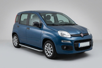 Fiat Panda 2011–2023 Boční nášlapy Tayga Grey (2 ks, hliník) fotografie 1