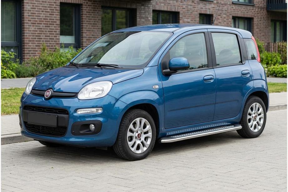 Fiat Panda 2011–2023 Boční nášlapy Maydos V2 (2 ks, hliník + nerez) Image