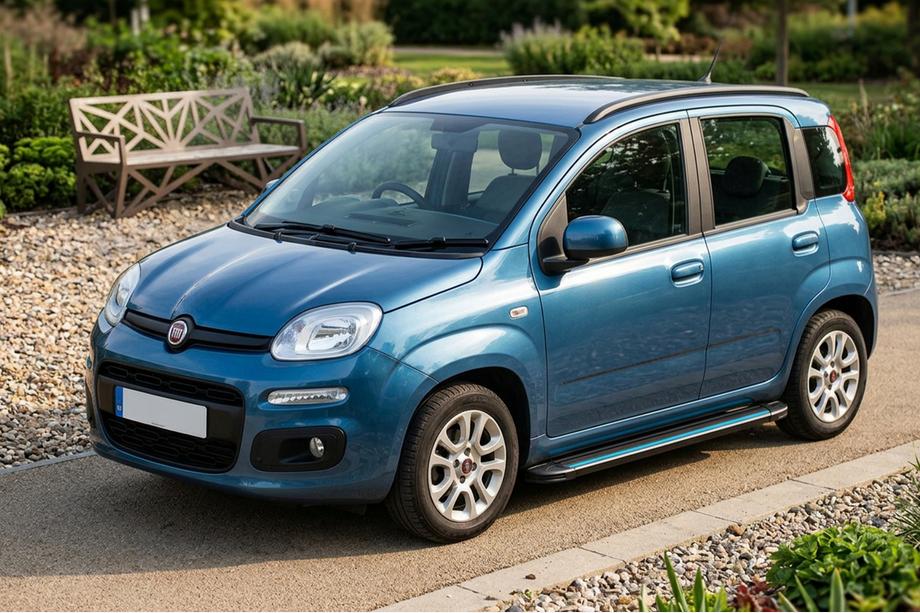 Fiat Panda 2011–2023 Boční nášlapy Maya Blue (2 ks, hliník) Image