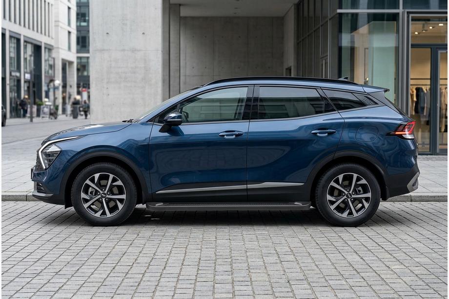 Kia Sportage 2021– Boční prahy Allmond Black (2 ks, hliník) Image