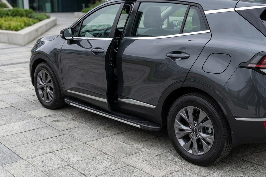 Kia Sportage 2021– Boční nášlapy Bosphore Grey (2 ks, hliník) Image
