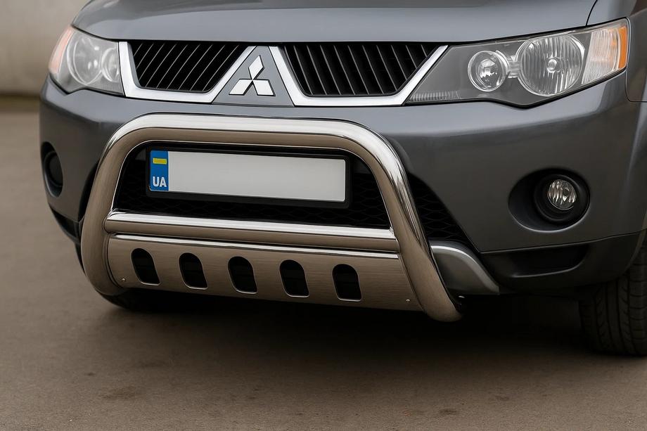 Mitsubishi Outlander 2006–2012 Nerezový přední ochranný rám (bullbar) a125209 Image