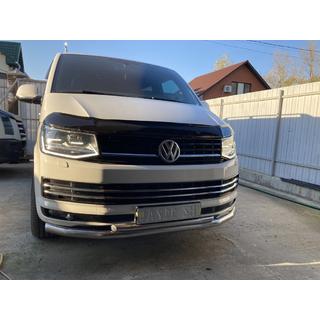 Přední dvojitý ochranný rám ST011 (nerez) fotografie 1