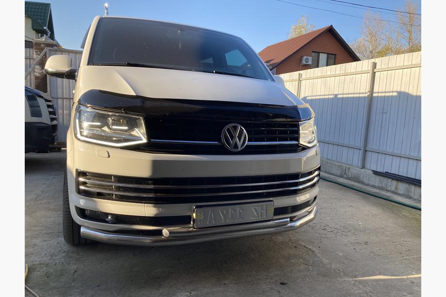 Volkswagen T6 2015–2024 Přední dvojitý ochranný rám ST011 (nerez) Image