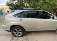 Lexus RX 2003–2009 Turecké chromované střešní ližiny Plastové patky fotografie 1