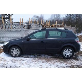Hliníkové střešní ližiny (HB, chrom) Opel Astra H 2004–2013 fotografie 4