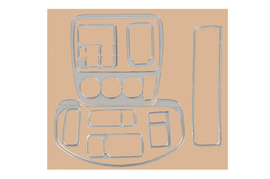Honda CRV 1996–2001 Dekorační kryty na palubní desku (hliník) Image