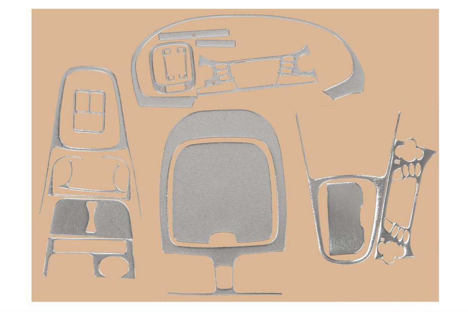 Nissan Almera N16 2000–2006 Kryty palubní desky 00-03 (hliník) Image