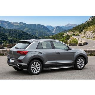 Boční nášlapy Duru (2 ks, hliník) Volkswagen T-Roc 2017–2025 fotografie 1