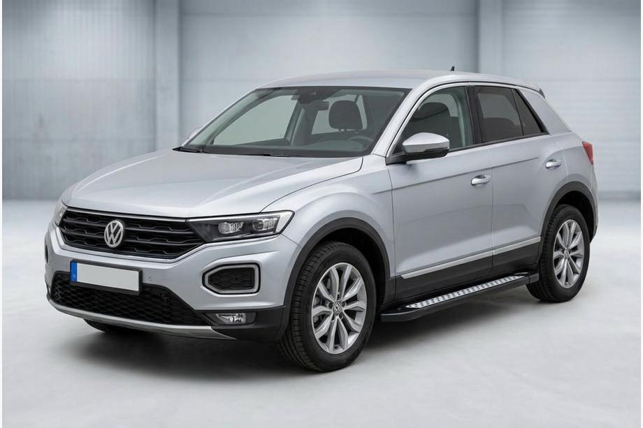 Volkswagen T-Roc 2017–2025 Boční nášlapy Vision New Black (2 ks, hliník) Image