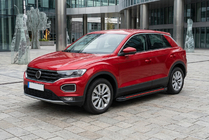 Volkswagen T-Roc 2017–2025 Boční prahy Maya Red (2 ks, hliník) fotografie 1