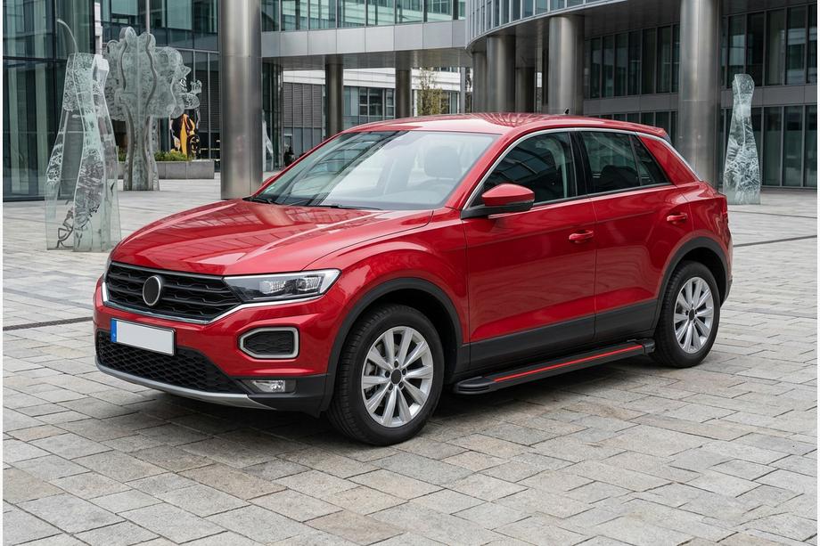 Volkswagen T-Roc 2017–2025 Boční prahy Maya Red (2 ks, hliník) Image