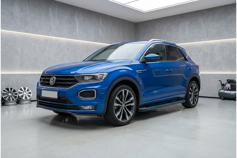 Volkswagen T-Roc 2017–2025 Boční nášlapy Maya Blue (2 ks, hliník) Image