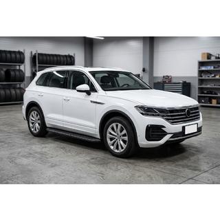 Boční nášlapy Tayga Black (2 ks, hliník) Volkswagen Touareg 2018– fotografie 1