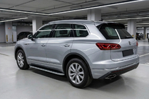 Volkswagen Touareg 2018– Boční nášlapy Tayga Grey (2 ks, hliník) fotografie 1