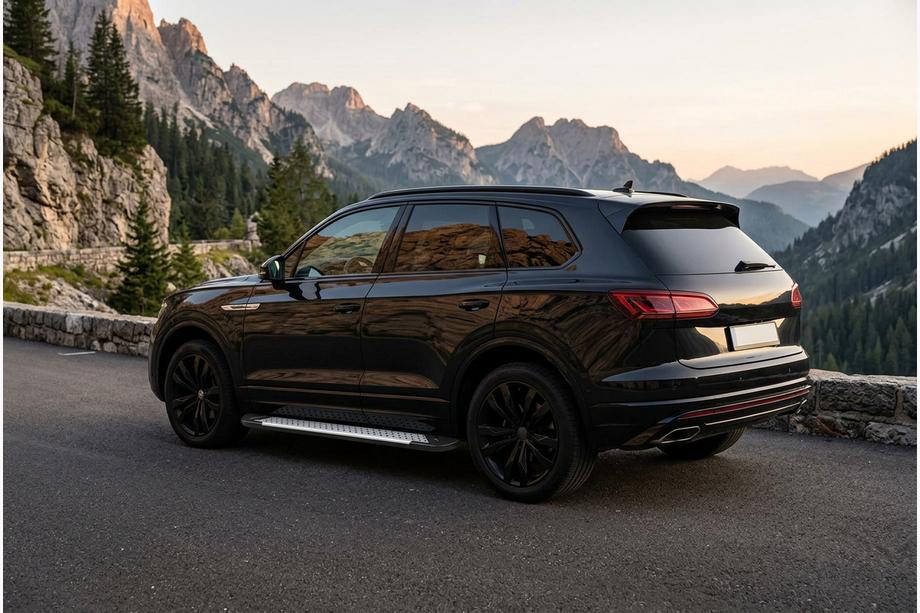 Volkswagen Touareg 2018– Boční nášlapy Allmond Grey (2 ks, hliník) Image