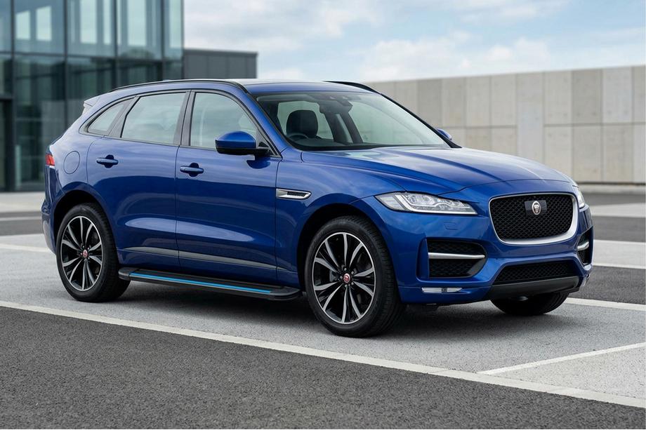 Jaguar F-PACE 2016– Boční nášlapy Maya Blue (2 ks, hliník) Image