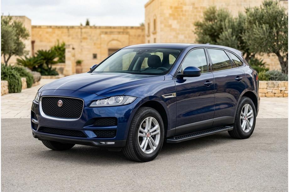 Jaguar F-PACE 2016– Boční prahy Allmond Black (2 ks, hliník) Image
