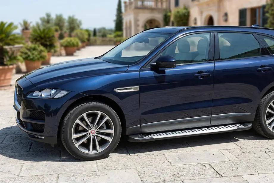 Jaguar F-PACE 2016– Boční nášlapy Line (2 ks, hliník) Image