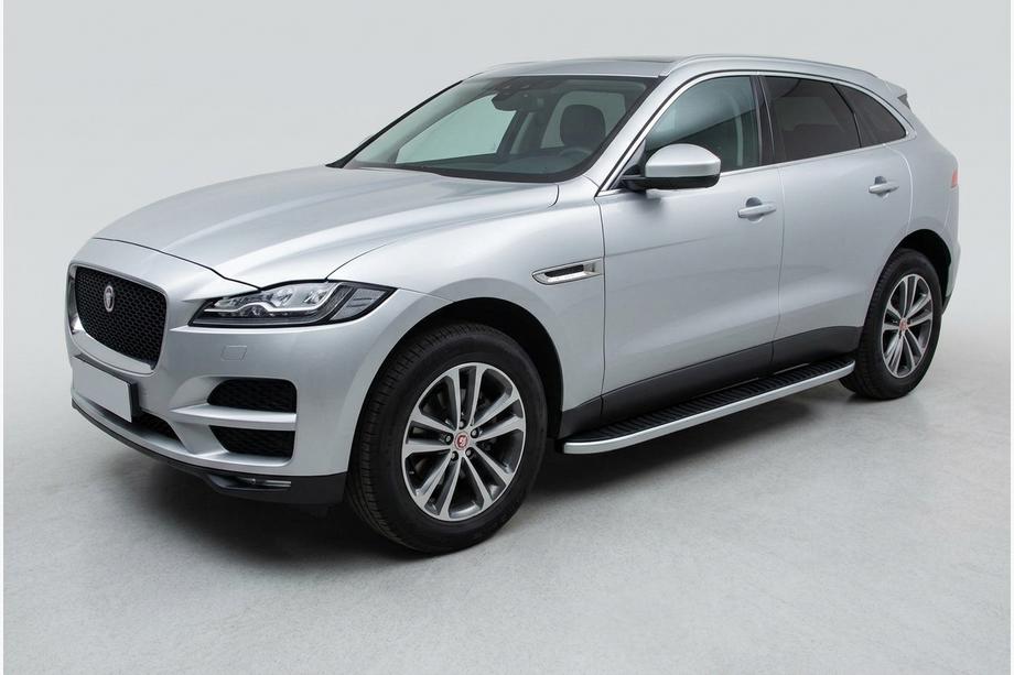 Jaguar F-PACE 2016– Boční nášlapy Tayga Grey (2 ks, hliník) Image