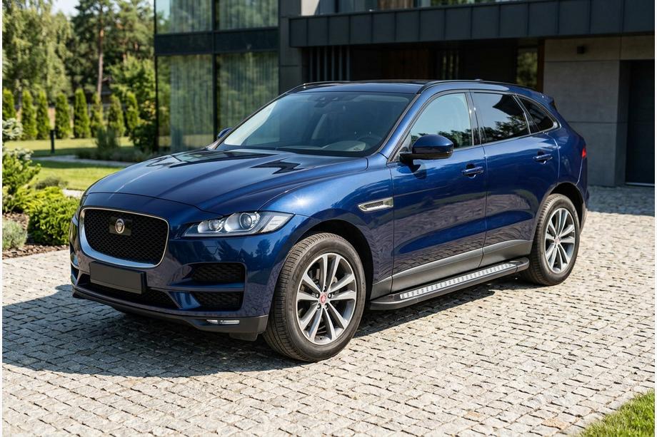 Jaguar F-PACE 2016– Boční nášlapy Vision New Black (2 ks, hliník) Image