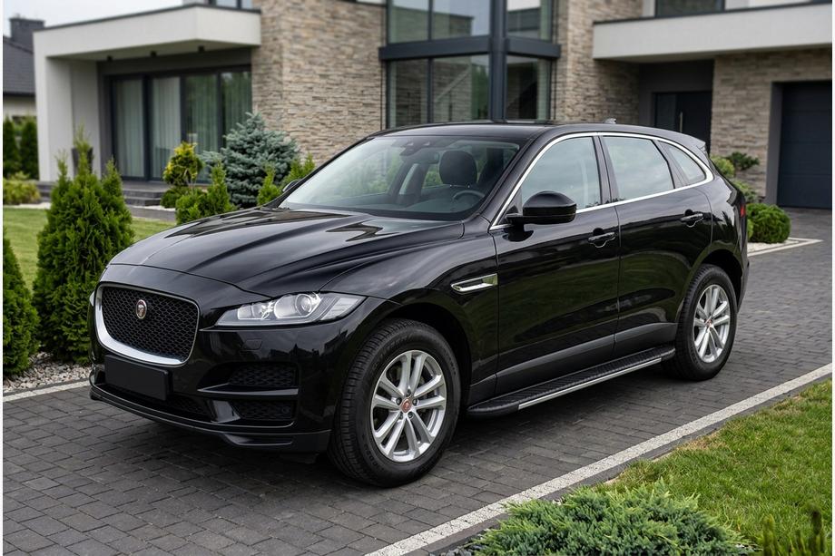Jaguar F-PACE 2016– Boční nášlapy Bosphorus Grey (2 ks, hliník) Image