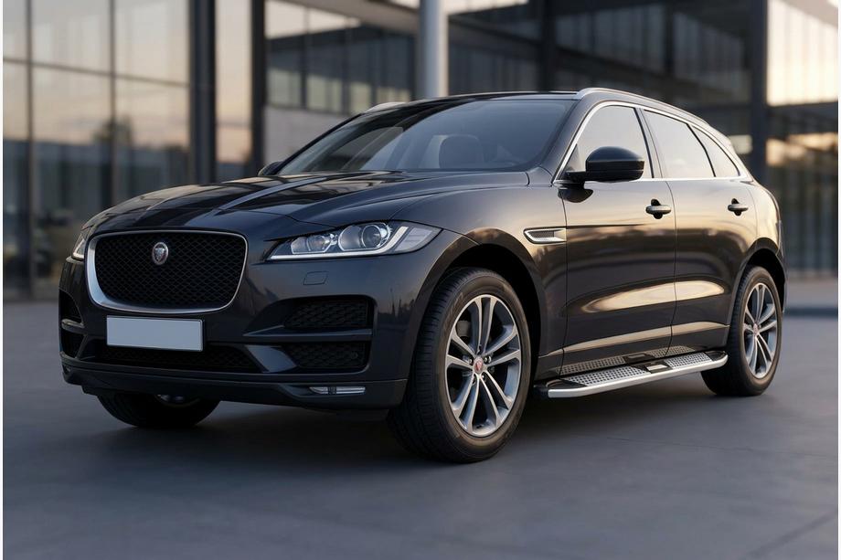 Jaguar F-PACE 2016– Boční nášlapy Mevsim Grey (2 ks, hliník) Image