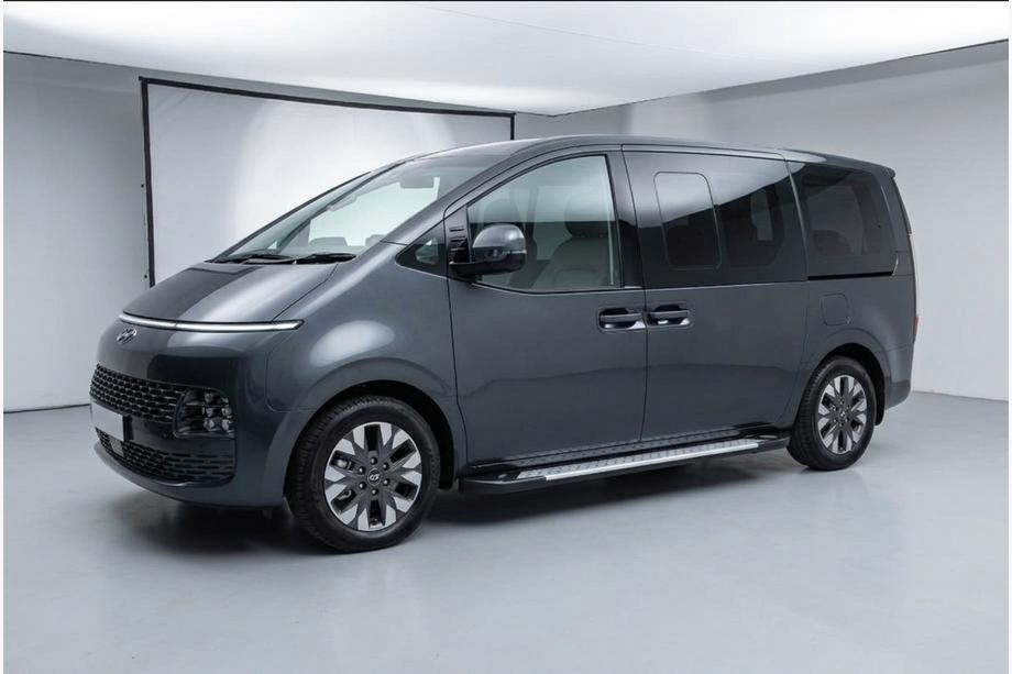 Hyundai Staria 2021– Boční nášlapy Allmond Grey (2 ks, hliník) Image