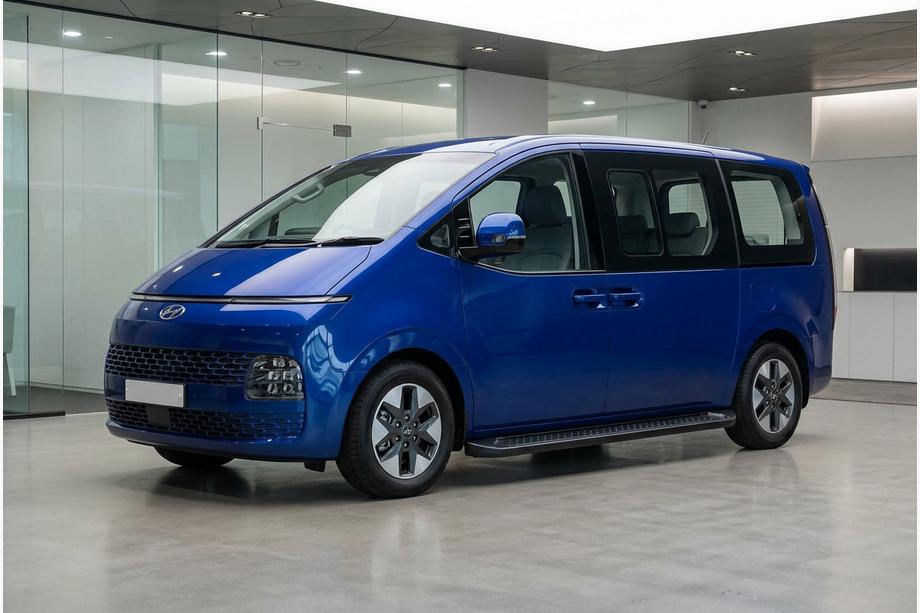 Hyundai Staria 2021– Boční prahy Allmond Black (2 ks, hliník) Image