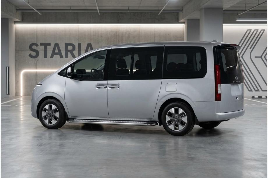 Hyundai Staria 2021– Boční nášlapy Maydos V2 (2 ks, hliník + nerez) Image