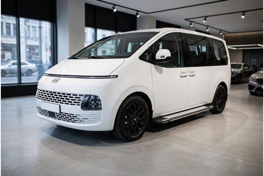 Hyundai Staria 2021– Boční nášlapy Rainbow (2 ks, hliník) Image