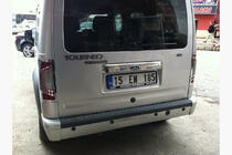 Ford Transit 2000–2014 Nerezová lišta nad SPZ fotografie 5